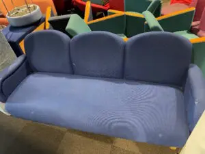 Commercial upholstery repair process