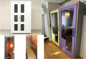 Office enclosed booth for hire, Call for more details